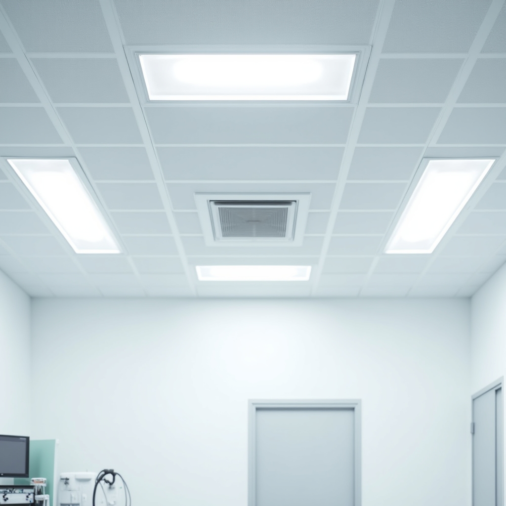 Cabinet medical cu tavan fals gips-carton hidrofug finalizat
